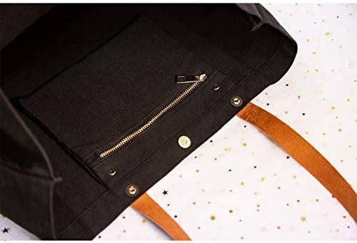 אלגנטפארק שקית בד שחור תיק מתנות ליום הולדת מתנות למתנות המונוגרמיות שלה לנשים בתיק מתנה בהתאמה אישית