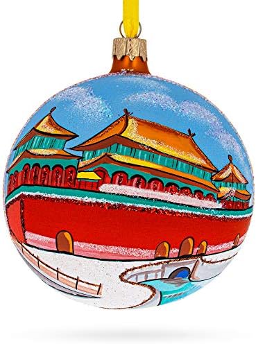 עיר אסורה, בייג ' ינג, סין זכוכית כדור חג המולד קישוט 4 סנטימטרים