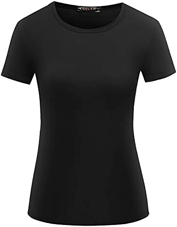 צמרות וחולצות נשים 2023 חולצת T של שרוול קצר של שרוול קצר