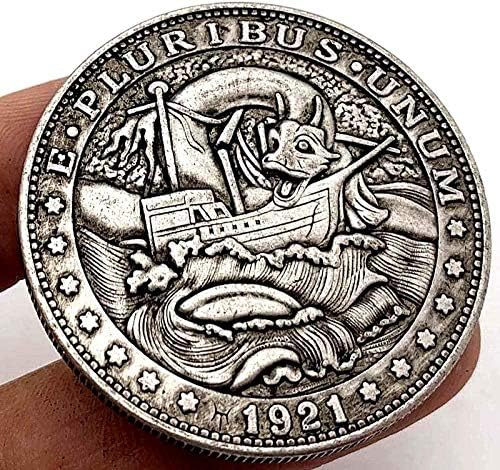 1921 מטבע מטבע וונדרר נחושת ומטבע עתיק ישן כסוף מתנה מטבע חידוש מטבע חידוש