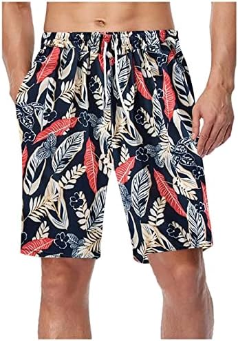 לוח מכנסיים קצרים לגברים לשחות קיץ מגמת מודפס מהיר ייבוש גברים של מכנסיים קצרים וחוף מכנסיים