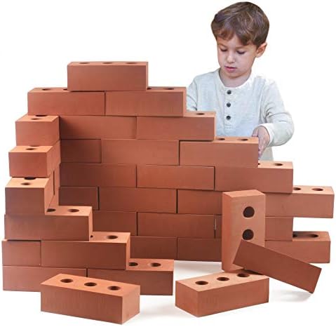 לשחק ללמוד קצף לבני אבני בניין לילדים-25 מארז - בפועל לבני גודל-בוני סט לבנייה ולערום