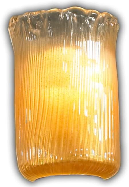 צדק עיצוב קבוצת תאורה גלאס-8791-16-גלד-מבלק ונטו לוס-סאבר 1-פמוט קיר בהיר-גליל עם גוון אדווה-שחור מט-זהב