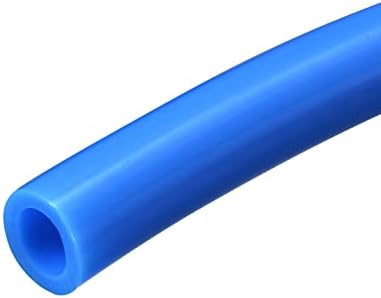Dmiotech 5mmx8mm צינורות פנאומטיים, 9.5 מטר/31.2ft מדחס אוויר צינור קו צינור PU להעברת נוזל מים, כחול