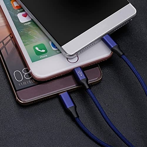 Pro USB 3IN1 כבלים רב תואמים לתואם ל- Samsung Galaxy S10, S9, S8, Plus, Note S10, הערה S9 DATASOM