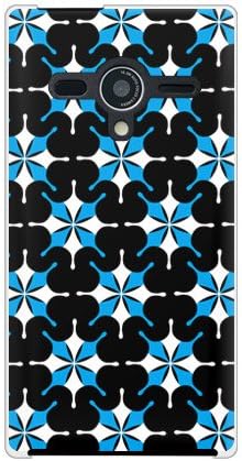 עור שני Mhak Sun Black x Blue / עבור Aquos Phone XX 203SH / SoftBank SSH203-PCCL-298-Y375