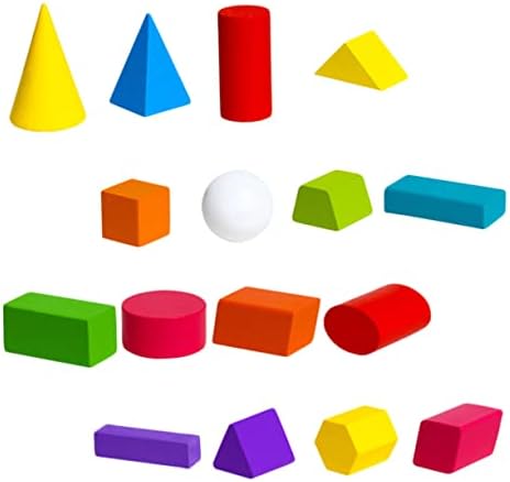 טוינדונה גיאומטריה אבני בניין אושרות ילדים צעצועים חינוכיים 1 הגדרת מתמטיקה חתיכות גיאומטריות מתמטיקה
