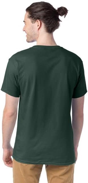 חבילת חולצת טריקו לגברים של Hanes Essentials, טיז שרוול קצר של גברים, חולצות טריקו כותנה של גברים לגברים,