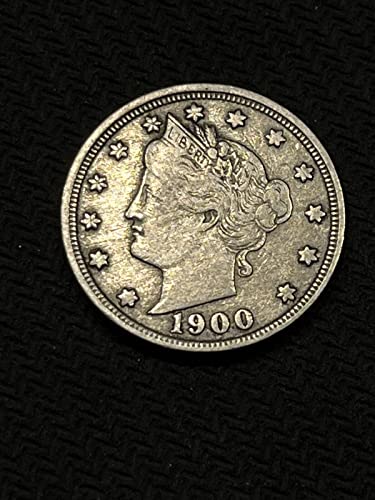 1883 P עד 1912 Liberty V -Nickel - חירות מלאה - תאריך מלא - שפה מלאה - מטבע 1 - 5c - ארהב מנטה - ציון