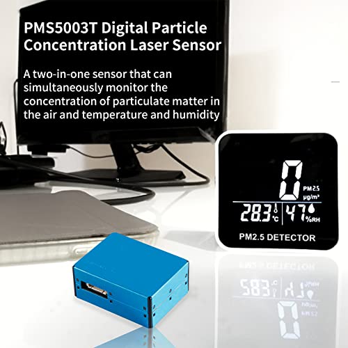 EC קונה חדש PMS5003T חיישן לייזר ריכוזי חלקיקים דיגיטלי, טמפרטורה, לחות דו-אחד-אחד הילוכים + חיישן איכות אוויר,