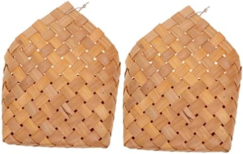קיסאנג ' ל 2 יחידות ארוג מיני קישוט עץ קיר סוכריות תליית עוגת בית כביסה פירות סל ושונות סלי פיקניק