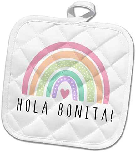 3DROSE HOLA BONITA - שלום גברת או ילדה יפה בספרדית - קשת חמוד - פוטולדרים
