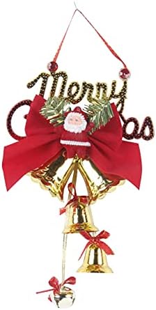 אגרטל מתכת חרוזי חרוזים לחג המולד אביזרי עץ פעמון תליון מיתר חשמלי לחג המולד עיצוב בית עיצוב בית כדור