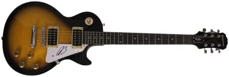 ג 'ו בונמאסה חתם על חתימה בגודל מלא גיבסון אפיפון לס פול גיטרה חשמלית ה נדיר מאוד עם ג' יימס ספנס ג 'יי. אס.