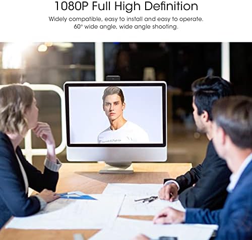 מכירות מטורפות 1080 מצלמת רשת, הגדרות גבוהות WebCam איכות צליל טוב 1080p הגדרה גבוהה מלאה 60 מעלות זווית