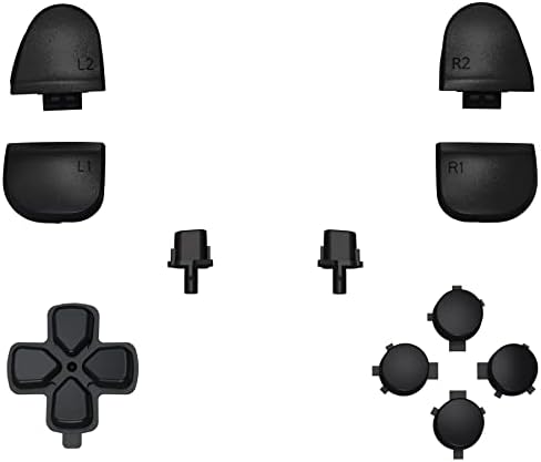 החלפת כרית ד ' קיצונית ר1 ל1 ר2 ל2 מפעילה אפשרויות שיתוף לחצני פנים, כפתורי סט מלא שחורים התואמים