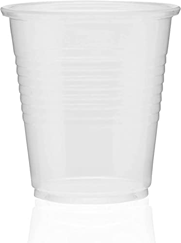 כוסות שתייה מפלסטיק שקוף 3 אונקיות-כוסות אמבטיה חד פעמיות חד פעמיות בגודל 3 אונקיות - אידיאלי למשקאות