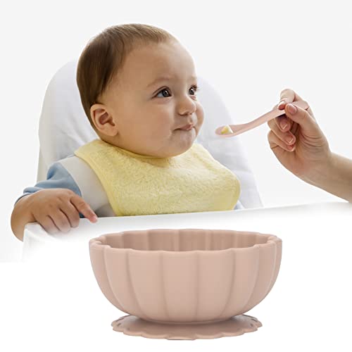 תינוק קערת וכפית סט יניקה כוס עיצוב סיליקון האכלת סכום קל להחזיק יציבות טובה לאכילה אימון