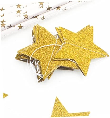 קישוטי נייר של Upkoch כוכב גרלנד תליה נייר כוכב וילון נייר נייר קישוט כוכב תליה גרלנד תליה חג המולד