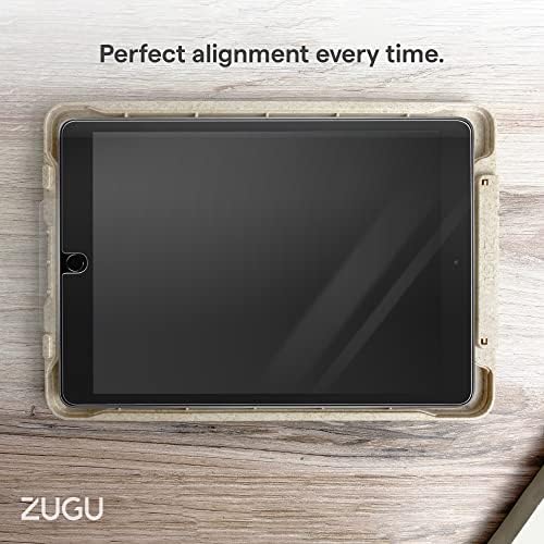 מגן מסך Zugu Case עבור iPad 10.2 אינץ ' - סרט עמיד בפני שריטות מזג - טביעות אצבע ומגן עמיד