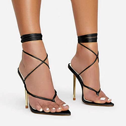 נשים קיץ שמלת סנדלי אלגנטי סקסי נעלי קיץ עקבים סנדלי בוהו חוף סנדלים מזדמנים חיצוני נעל נעליים