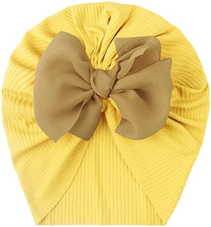 תינוקות תינוק טורבן כובעי כותנה פעוט קשת קשר כפת טורבנים ליילוד בנות בני רך ראש לעטוף פעוט ילדים כובע