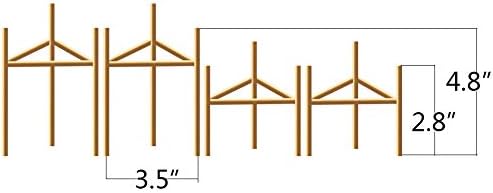 ג ' ימי חג המולד זהב גיאומטרי פמוטים סט של 4 עבור שולחן מרכזי מתכת ברזל אח מנורות פמוט סידורי ישר משולש מייצג עמוד