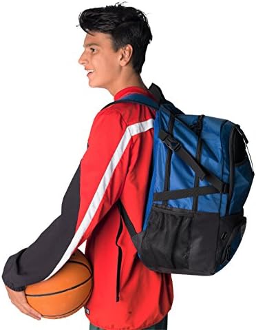 תיק כדורגל לאומי אתלטיקו-תרמיל עבור כדורגל, כדורסל & מגבר; כדורגל כולל סוליות נפרדות מחזיק כדור