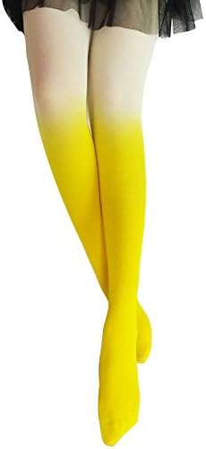 בנות גרביונים מחליפות גרביים גבוהות בירך לנשים גרביים הדרגתיים נשים וינטג 'נשים גרביים גרביים צהובות