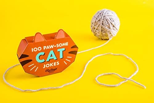 100 כרטיסי הבדיחה לחתולים של רידלי-כולל 100 בדיחות לילדים ולמבוגרים, בדיחות מצחיקות לכיף ידידותי למשפחה,