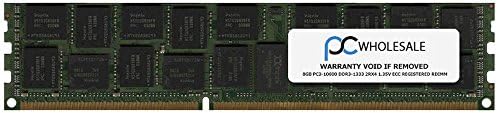 IBM תואם 8GB PC3-10600 DDR3-1333 2RX4 1.35V ECC רשום RDIMM