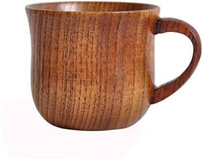 Dbylxmn ספל קפה סובלימציה מיץ ספל כוס בירה תה בירה עץ קפה טבעי בעבודת יד כוסות עץ כוסות עץ וכוסות לבקבוק למטבח