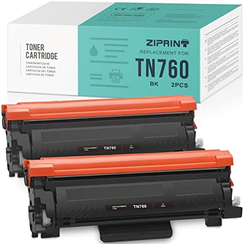 Ziprint עם ChIP תואם מחסנית טונר החלפת אח לאח TN760 TN 760 TN730 עבור HL-L2350DW MFC-L2710DW DCP-L2550DW