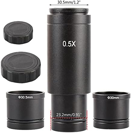 עדשת עינית מצלמה של יובסלופ התקנת מצלמה להתאמה להתאמה C-Mount .5 ממ מתאם למתאם Trinocular Stereo-Microscope