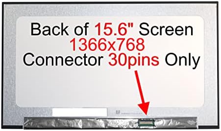 מסך גנרי חדש 15.6 אינץ 'תואם ל- N156BGA-E53 1366x768 קצה צר 30 פינה מחבר ימני תחתון מחשב נייד