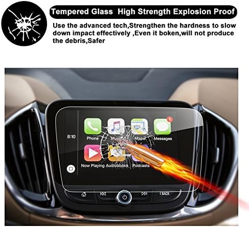 2018 אקווינוקס רכב ב-דאש ניווט מסך מגן, ברור מזג זכוכית רכב ניווט מסך מגן סרט