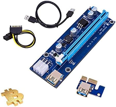 מחברים VER009S PCI -E RISER כרטיס 30 סמ 60 סמ 100 סמ 100 סמ USB ​​3.0 כבל PCI Express 1X עד