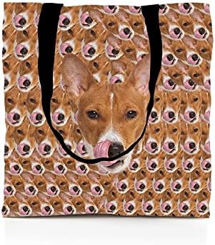 גוגלילי יפה פיטבול כלב תיק לחיות מחמד בעלי החיים מחית פרצופים ראש כתף תיק עבור מזדמן קניות נסיעות