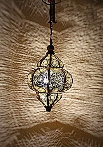 מנורה טורקית מודרנית של מרוסטלי, מנורה מרוקאית הודית עתיקה, תאורת מתכת תאורה תלויה פנס אורות תקרה תליון