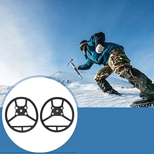 Leige Winter טיפוס על אנטי-סקי דוקרני סוודר להחזקת מכסה נעליים סוליות של 5 שיניים