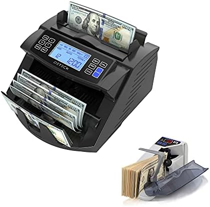 מכונת דלפק כסף ניידת 200 מכונת דלפק כסף עם ספירת ערך, 200 מכונת דלפק מזומנים גדולה בגודל 4 אינץ',