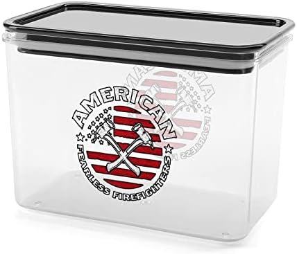 אמריקאי ללא חת כבאי פלסטיק אחסון תיבת מזון אחסון מכולות עם מכסים אורז צנצנת אטום דלי למטבח ארגון