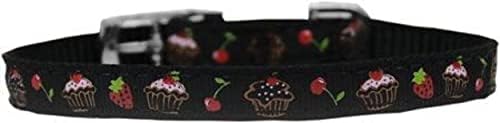 מיראז ' מוצרים לחיות מחמד עוגות ניילון כלב צווארון עם קלאסי אבזם, גודל 10, שחור