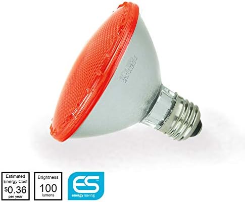 Sunlite LED LED צב אדום PAR30 BLUB - חבילה 1
