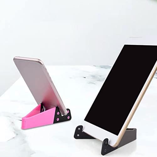 Zerodeko Desktop Stand מחזיק טלפון בכיס 8 יחידות טלפון נייד מתקפל V מעמד אנכי אנכי ואופקי מחזיק שולחן עבודה
