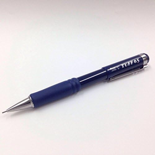 עפרונות מכניים של פנטל קשיחים קשיחים, פיר כחול כהה, 0.5, 5 חתיכות