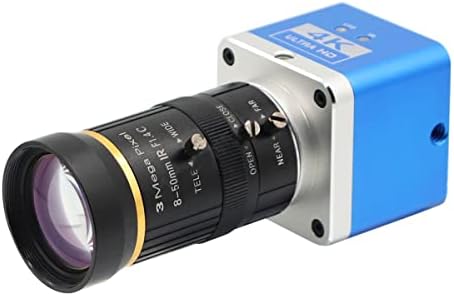 ציוד מיקרוסקופ מעבדה 4K מצלמת מעקב תעשייתית 8-50 ממ אורך מוקד פונקציה ידנית עדשת אבטחה של איריס עבור אביזרי
