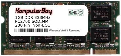 Komputerbay 1GB DDR SODIMM 333MHz DDR333 PC2700 זיכרון מחשב נייד