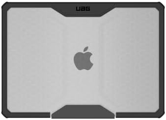 UAG מיועד ל- MacBook Air 13 Case 2022 M2 Plyo Ice/Black, שחור, שקוף משקל קל משקל דק מישוש נייד מחשב