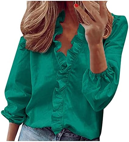לפרוע עבודת חולצה נשים אביב ארוך שרוול חולצות מקרית עם צווארון חולצות רופף גדול חולצות חולצות בתוספת גודל